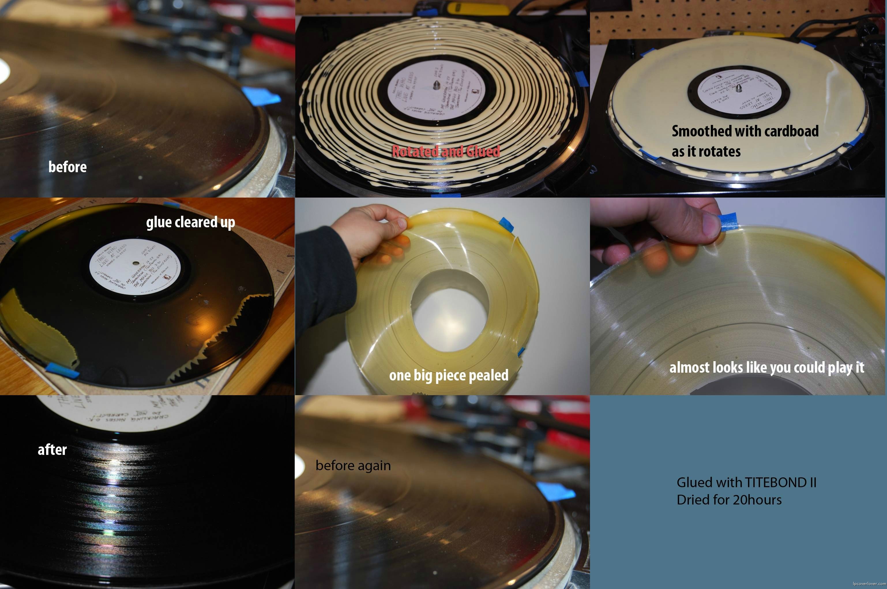 Dewarping disque Vinyle