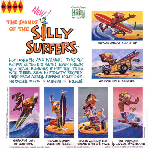 Hawk Classics Silly Surfers Lot of 5 Plastic Model Kits Complete Set Retro Cool! 