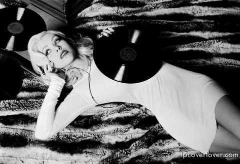 christina aguilera with vinyl christina aguilera with vinyl